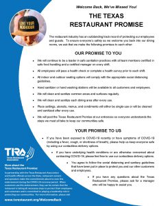 Texas Restaurant Promise image